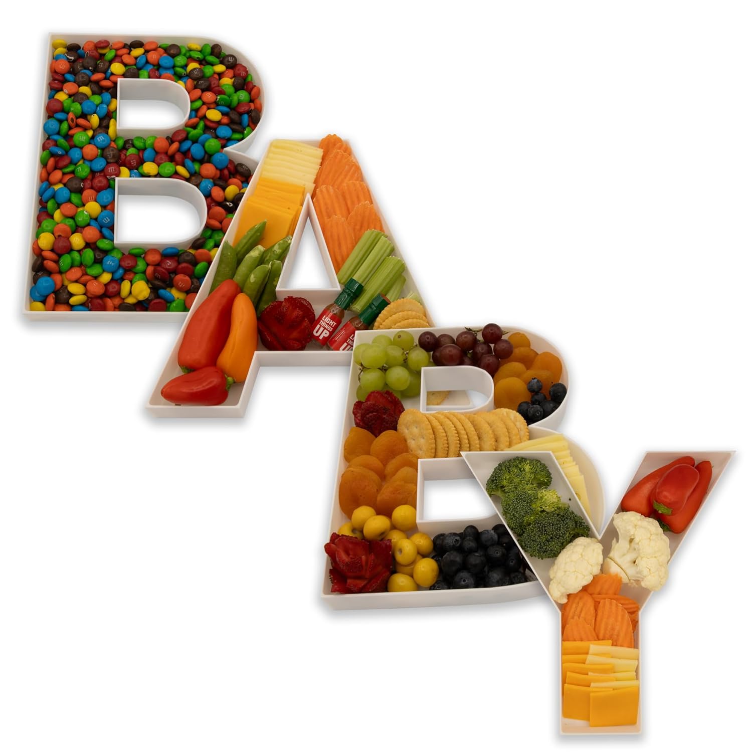 Baby Food Storage - Voedsel invulbare letters vormige snoep bloem