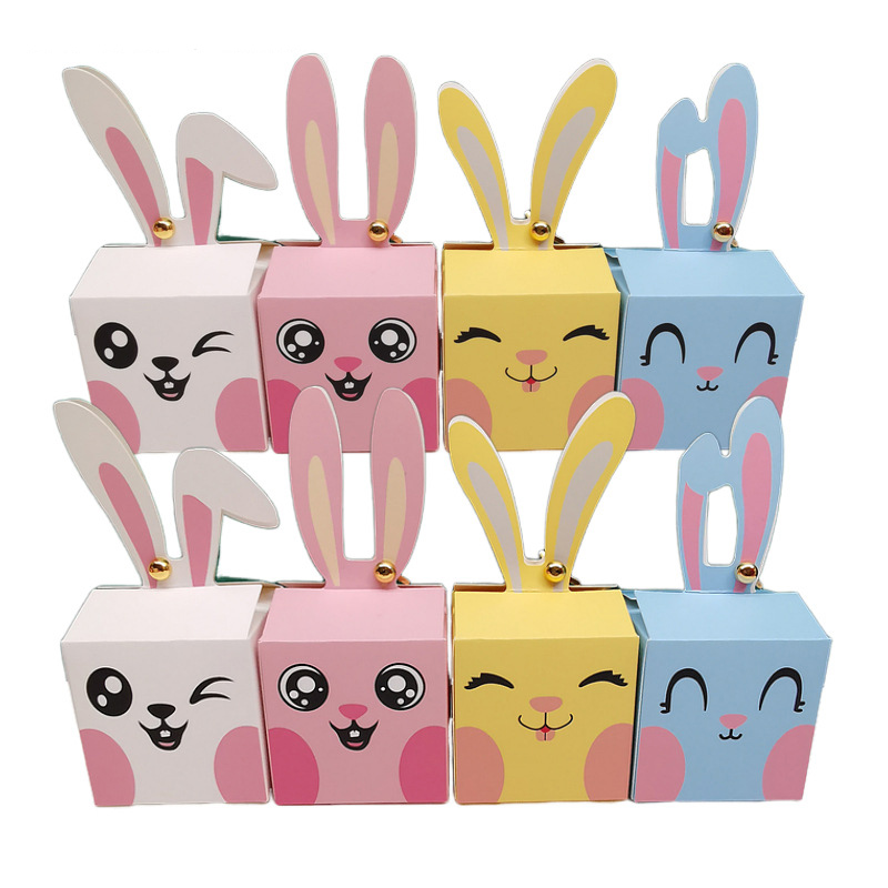 Baby Food Storage - 12/24 Stuks Cartoon Konijn Bonbondoos Happy