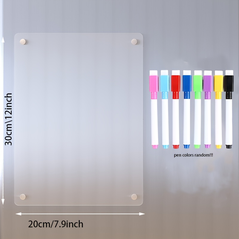 Baby Food Schedule - Acryl magnetisch boodschappenlijstje voor de koelkast,