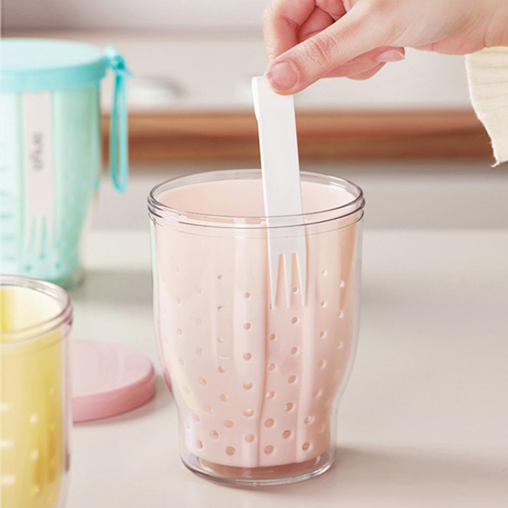 Snack Container Travel - Fruitbekercontainer Draagbare snackcontainer Draagbare fruitsaladecontainer met