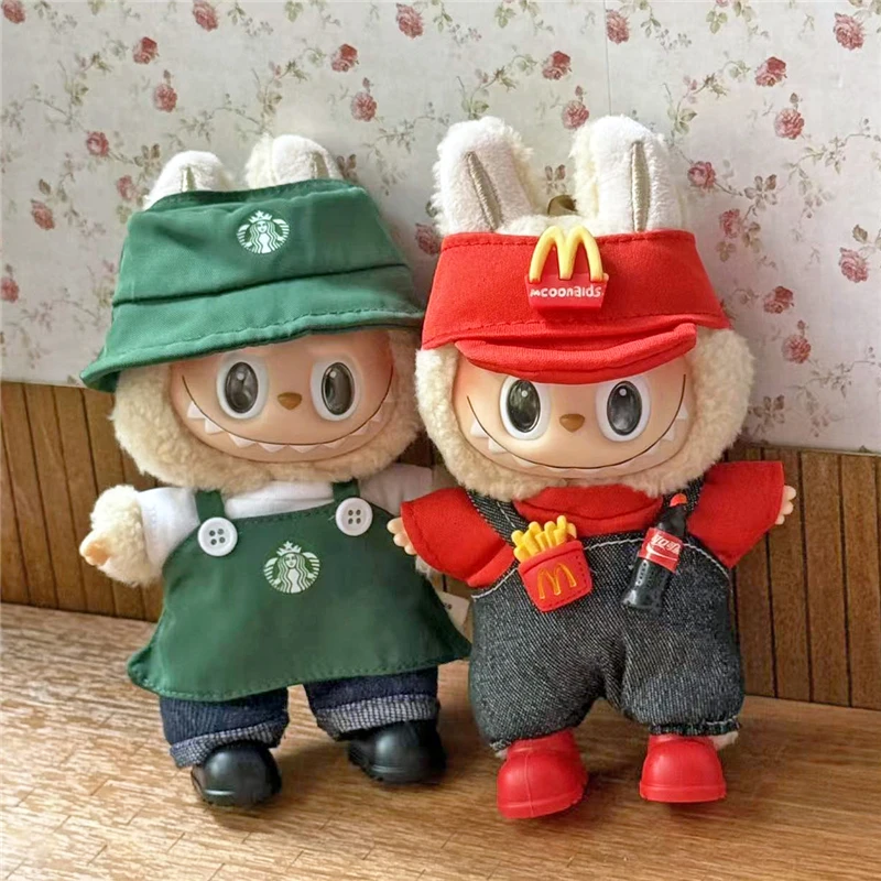 Baby Food Doll - Werkkleding Outfit Kleding Voor Labubu Pop