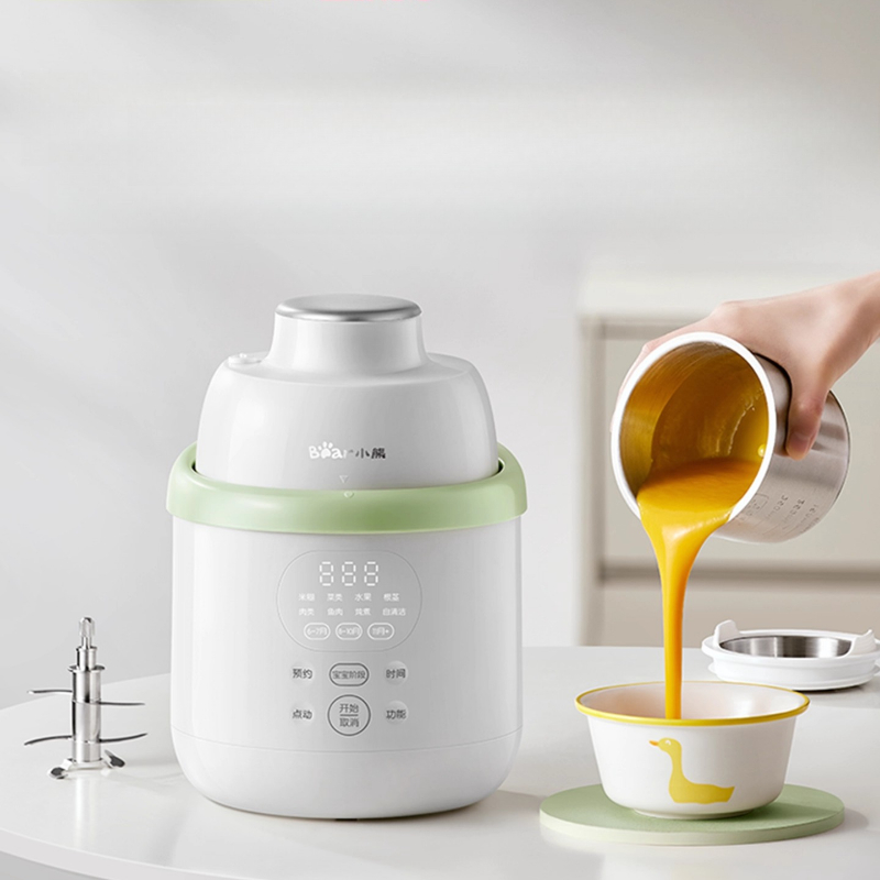 Baby Food Blender And Steamer - Voedselprocessor Blender 316L roestvrijstalen binnenkant Multifunctionele