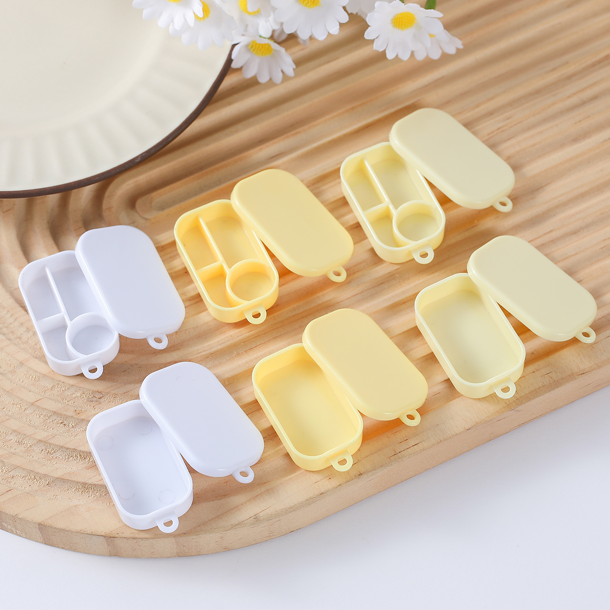Baby Food Dinner - Mini Miniatuur Siliconen Voedsel Opbergdoos Effen