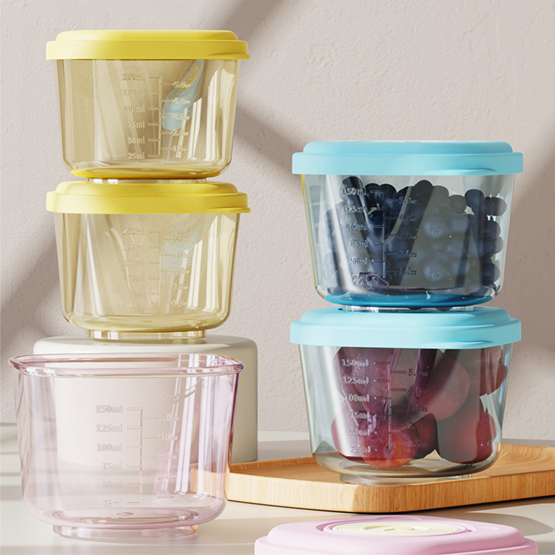 Baby Food Dinner - 6-delige opslagcontainers voor babyvoeding - PP-materiaal,
