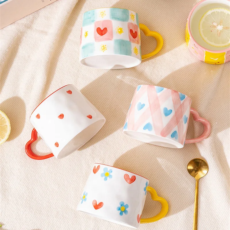 Baby Food Oatmeal - Keramische Mok Creatieve Schattige Handgeschilderde Love