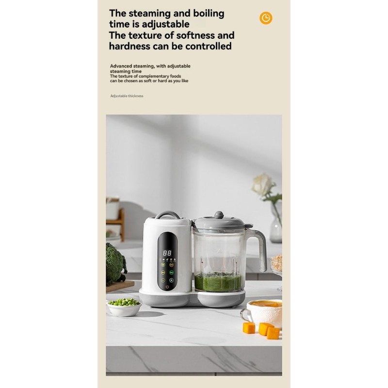 Baby Food Blender And Steamer - CKFAM-Automatische Babyvoedingmaker-Multifunctionele Stoomkoker Blender-Voor Baby's-Voor Britse