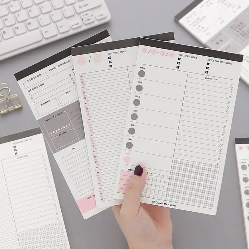 Baby Food Schedule - 60 Vellen Wekelijkse Planner Notitieblok, Tear-Off