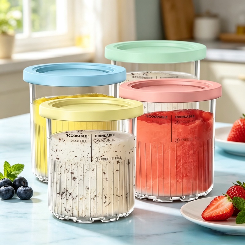 Snack Container Travel - Luchtdichte, lekvrije voedselcontainer, draagbare yoghurt- en