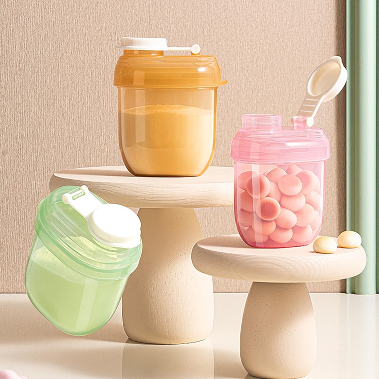 Baby Food Storage - Formule-dispenser Draagbare melkpoedercontainer Luchtdicht verzegelde snackopbergdoos