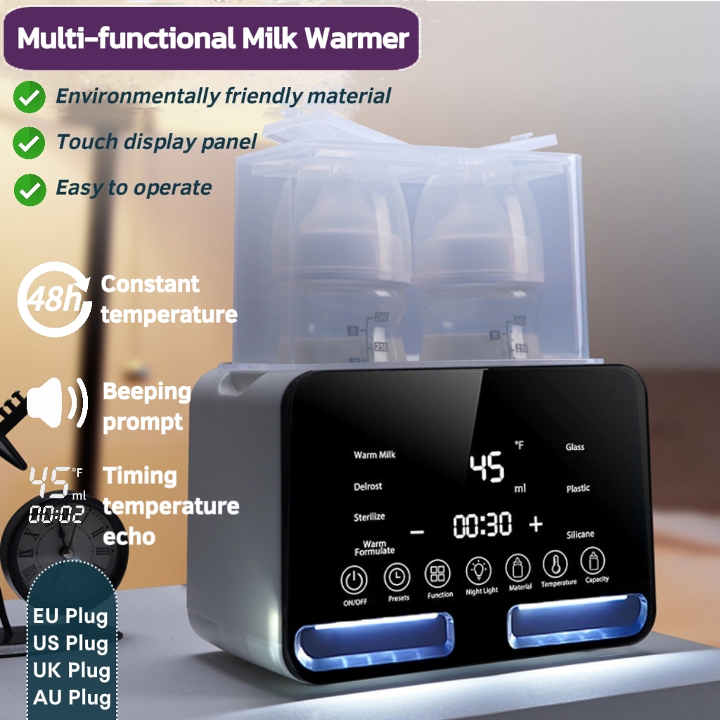 Baby Food Blender And Steamer - Multifunctionele moedermelkverwarmer voor pasgeboren baby Dubbele