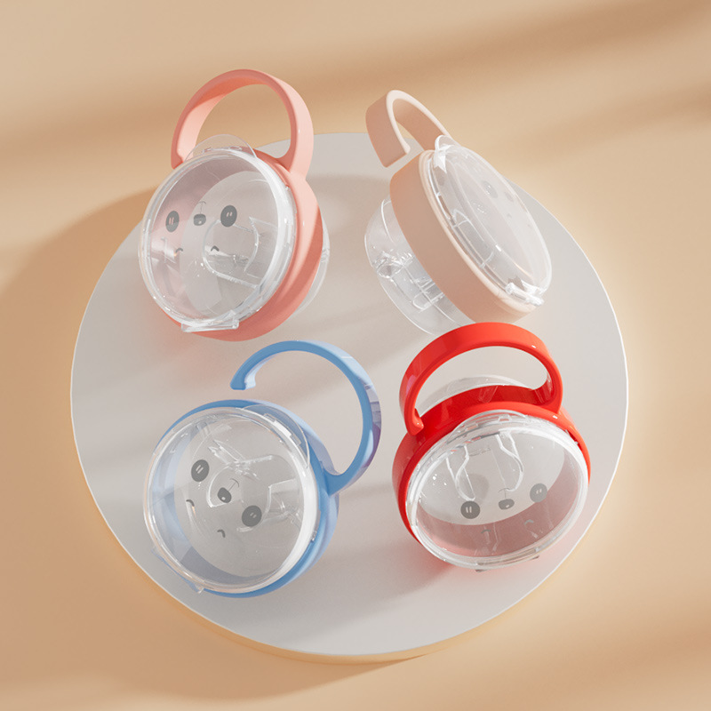 Baby Food Storage - Nieuwe babyfopspeen doorzichtig stofdicht hoesje, schattig