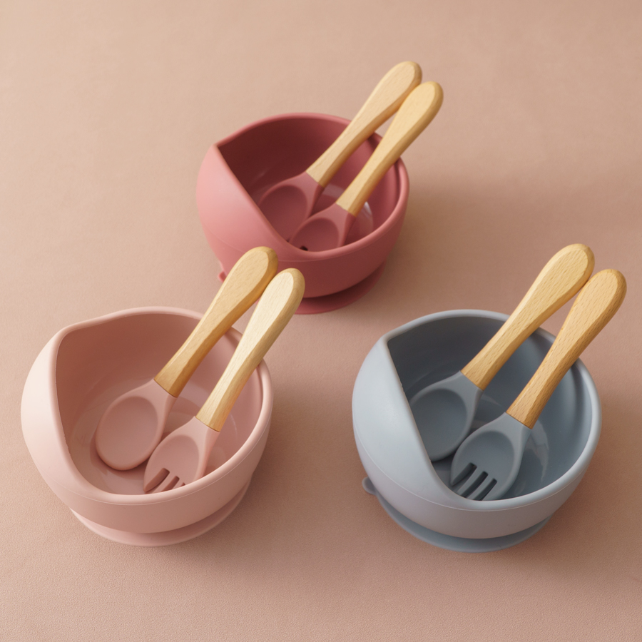 3PCS Baby Siliconen Diner Set  - Baby Food Dinner recensie en prijs