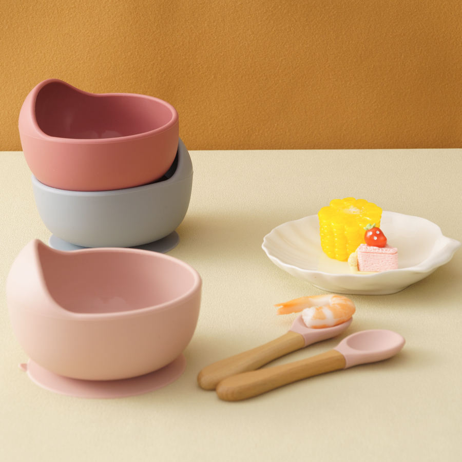 3PCS Baby Siliconen Diner Set  - Baby Food Dinner recensie en prijs