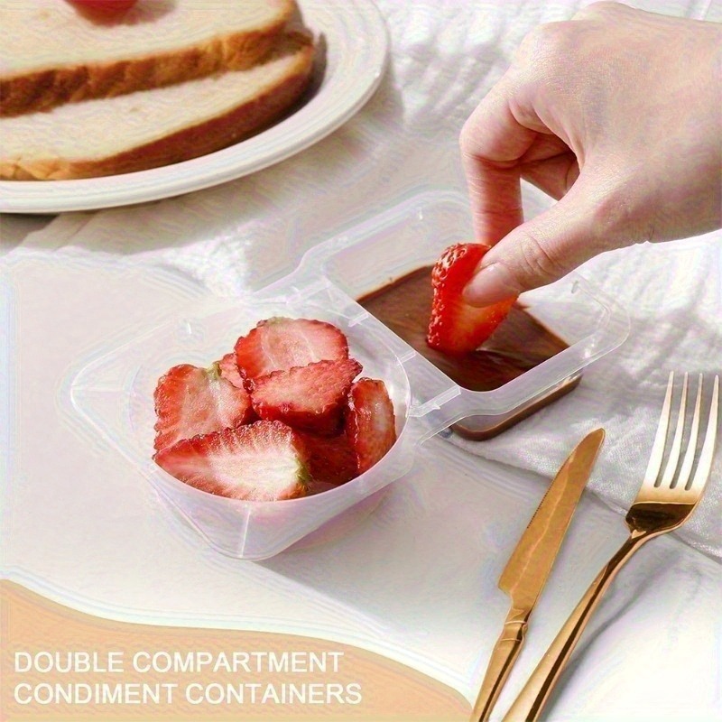 5/10/20PCS Dubbele Compartimen - Snack Container Travel recensie en prijs