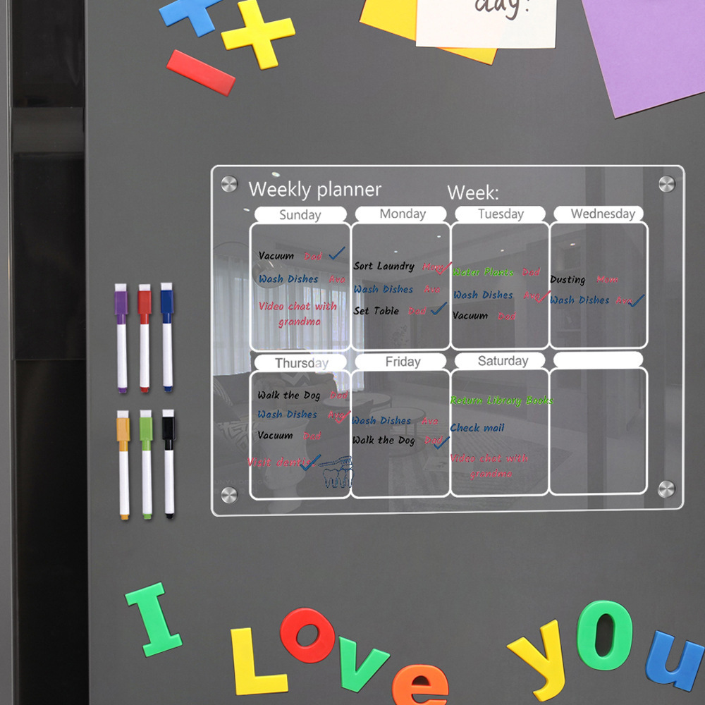 Koelkastmagneet Kalenderbord W - Baby Food Schedule recensie en prijs