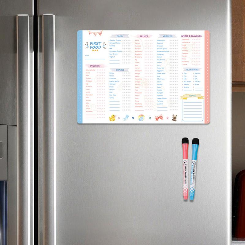 Herbruikbare First Foods Track - Baby Food Schedule recensie en prijs