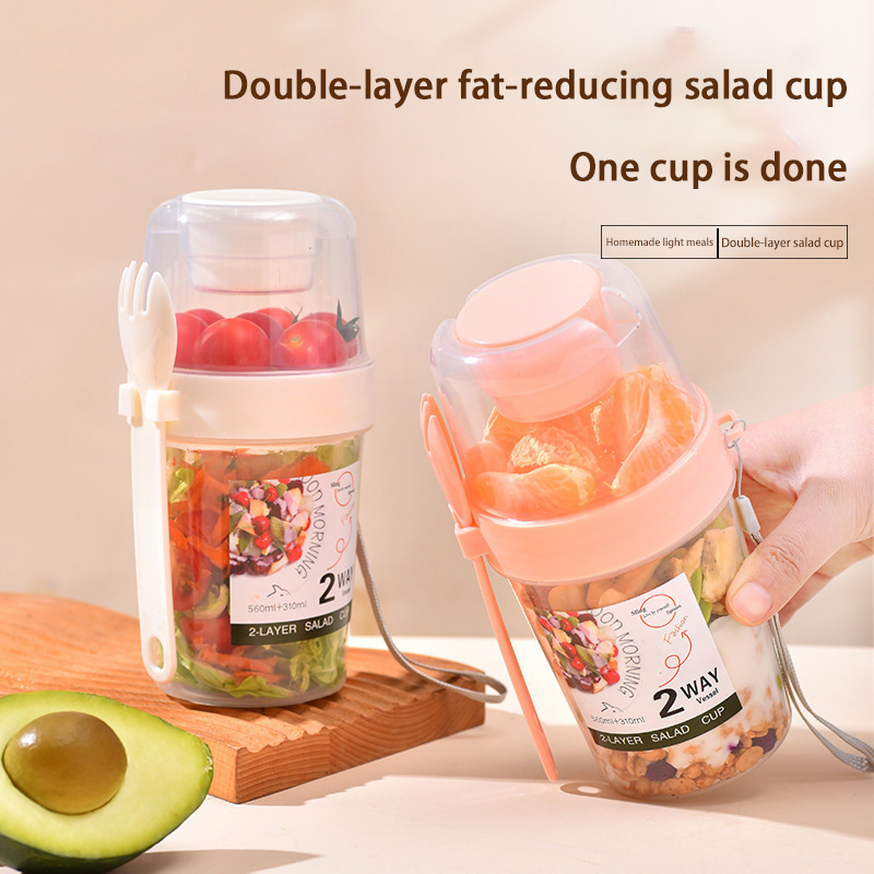 Draagbare ontbijtsaladebeker m - Baby Food Oatmeal recensie en prijs