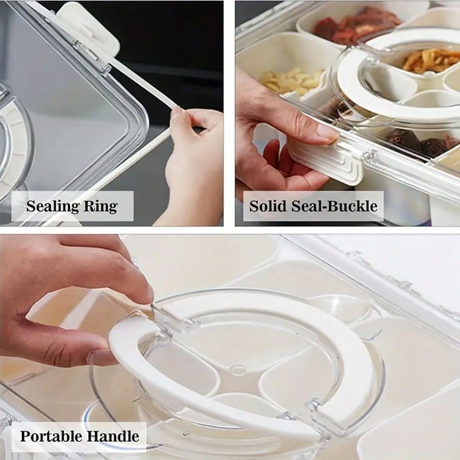 8-compartiments snackcontainer - Snack Container Travel recensie en prijs