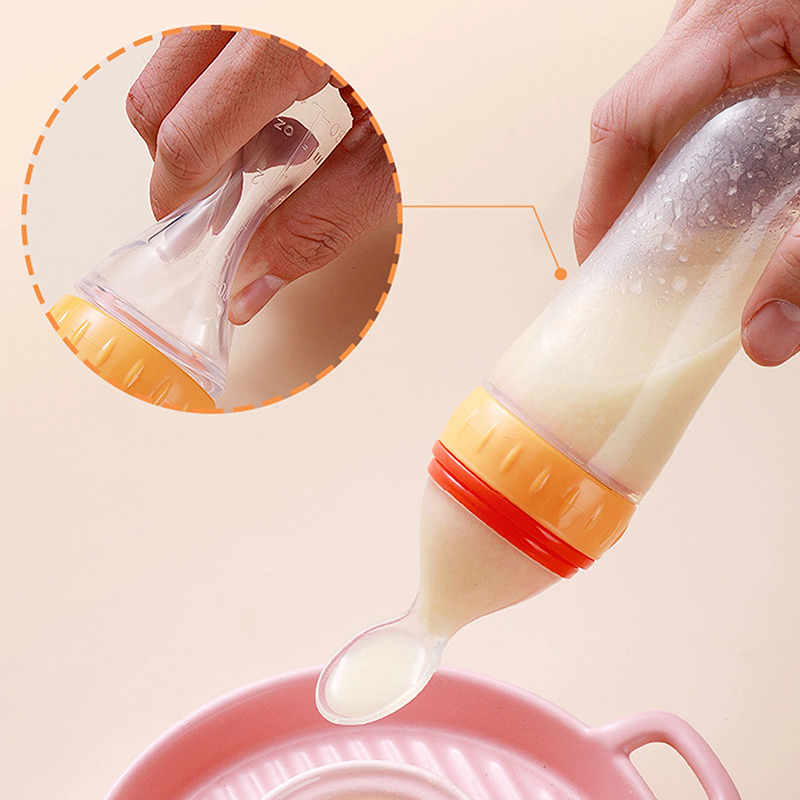 Knijpen Zuigfles Siliconen Pas - Baby Rice Food recensie en prijs