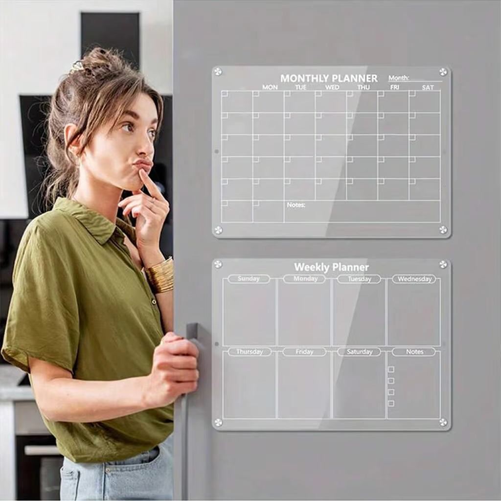 Magnetische acrylkalender voor - Baby Food Schedule recensie en prijs