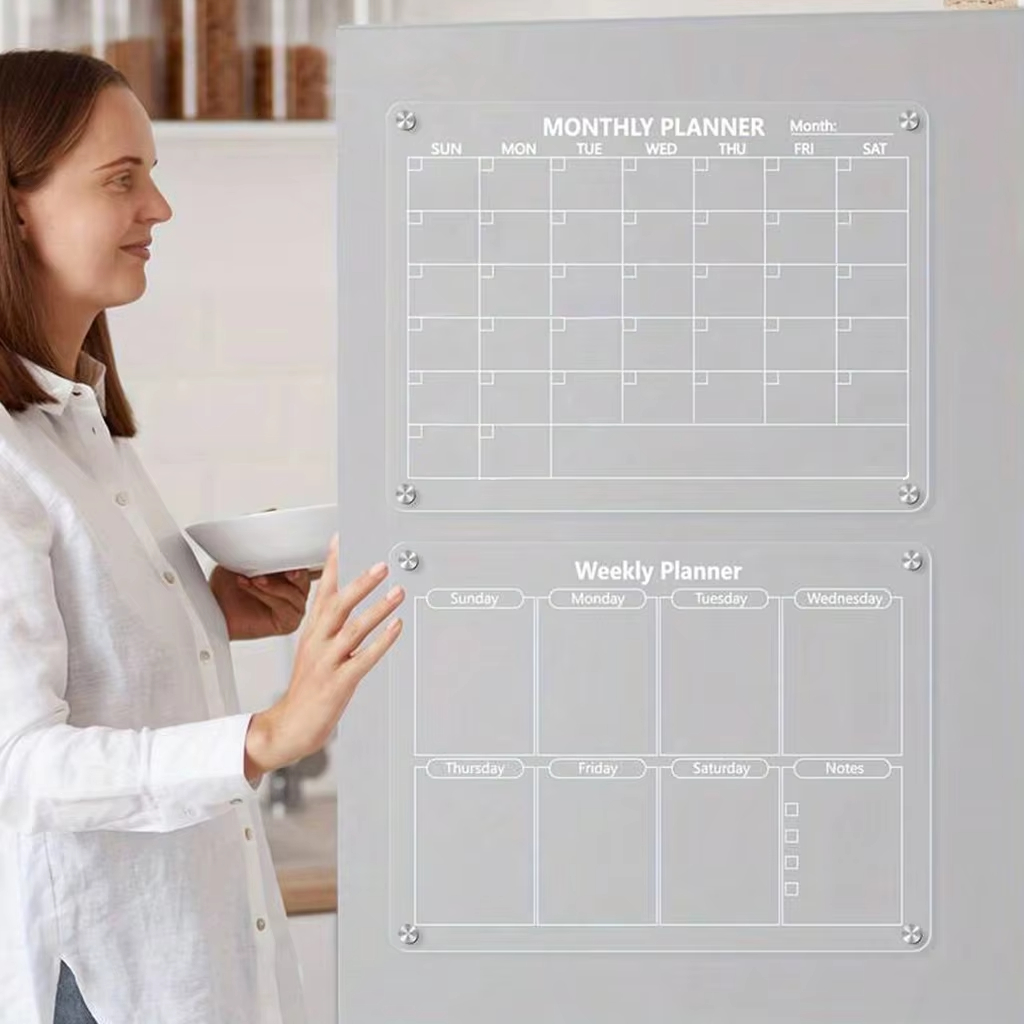 Magnetische acrylkalender voor - Baby Food Schedule recensie en prijs
