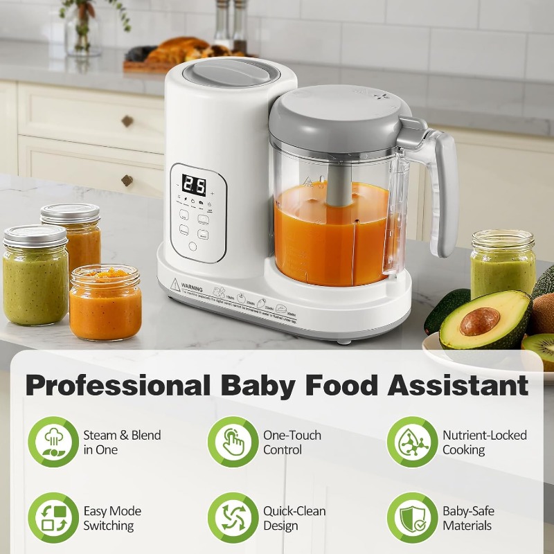 Babyvoedselmaker Stoomkoker Bl - Baby Food Blender And Steamer recensie en prijs