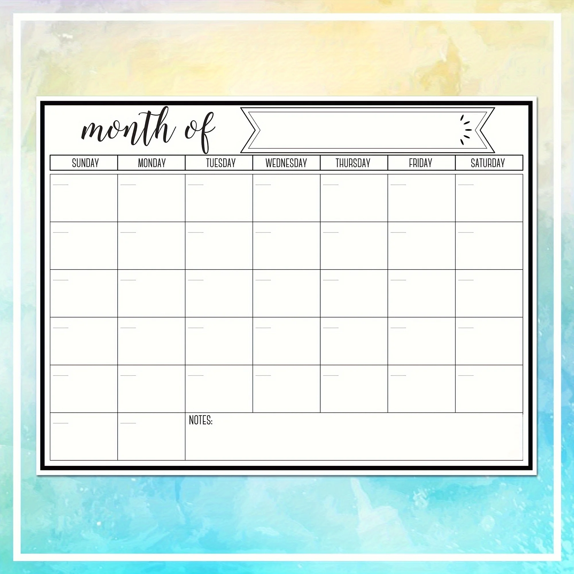 Magnetisch maandelijks kalende - Baby Food Schedule recensie en prijs