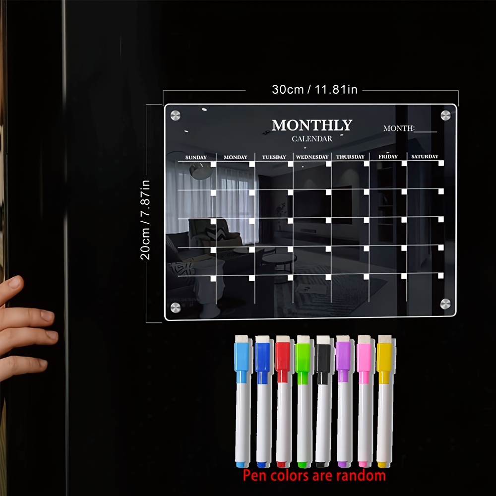Magnetische acryl droog uitwis - Baby Food Schedule recensie en prijs