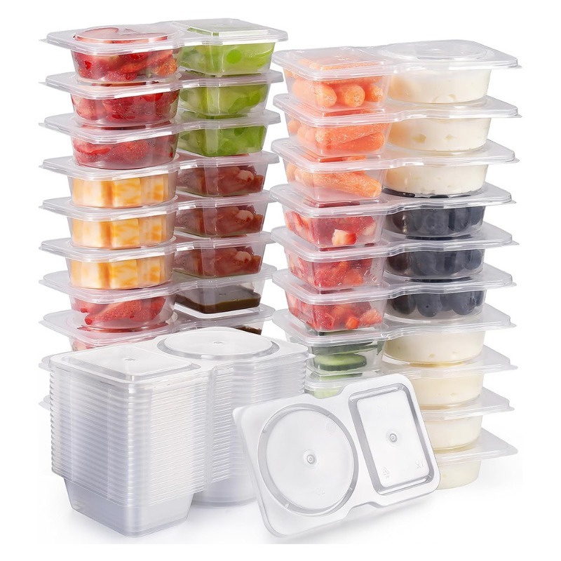 5/10/20/40PCS Dubbele Comparti - Snack Container Travel recensie en prijs