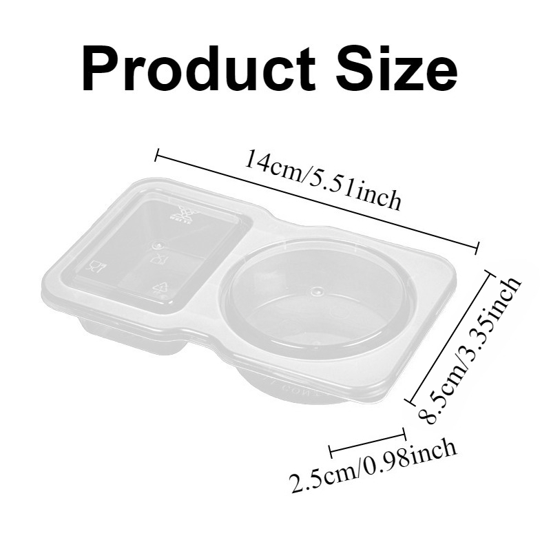 5/10/20/40PCS Dubbele Comparti - Snack Container Travel recensie en prijs