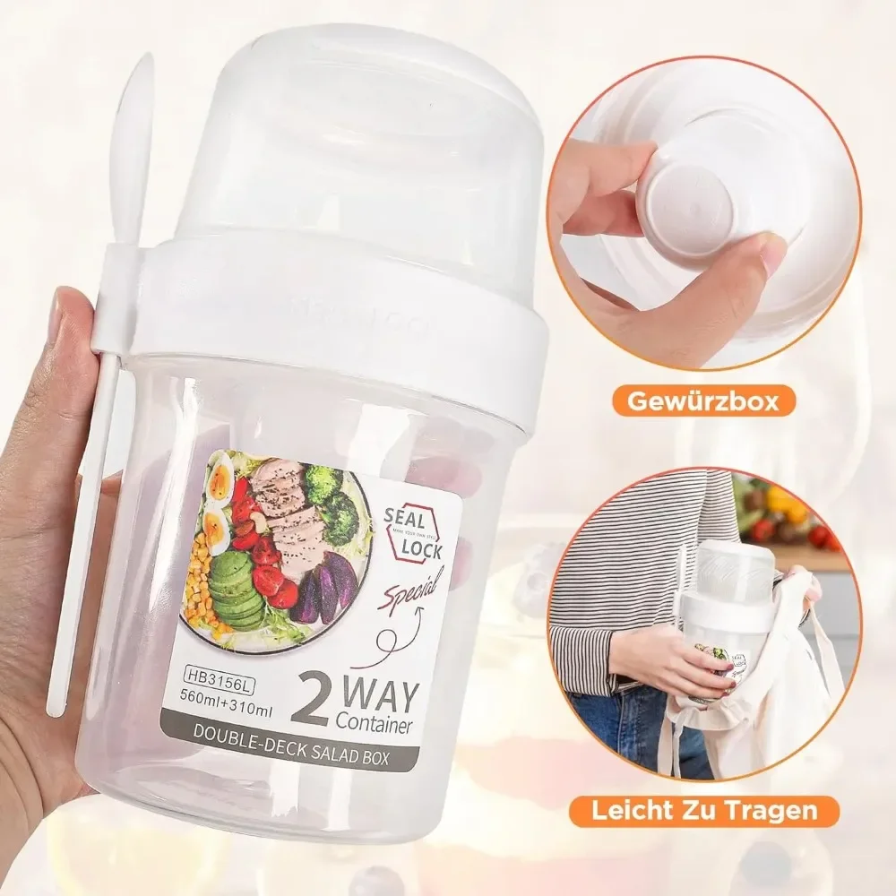 Saladekop Ontbijtbekers Draagb - Baby Food Oatmeal recensie en prijs