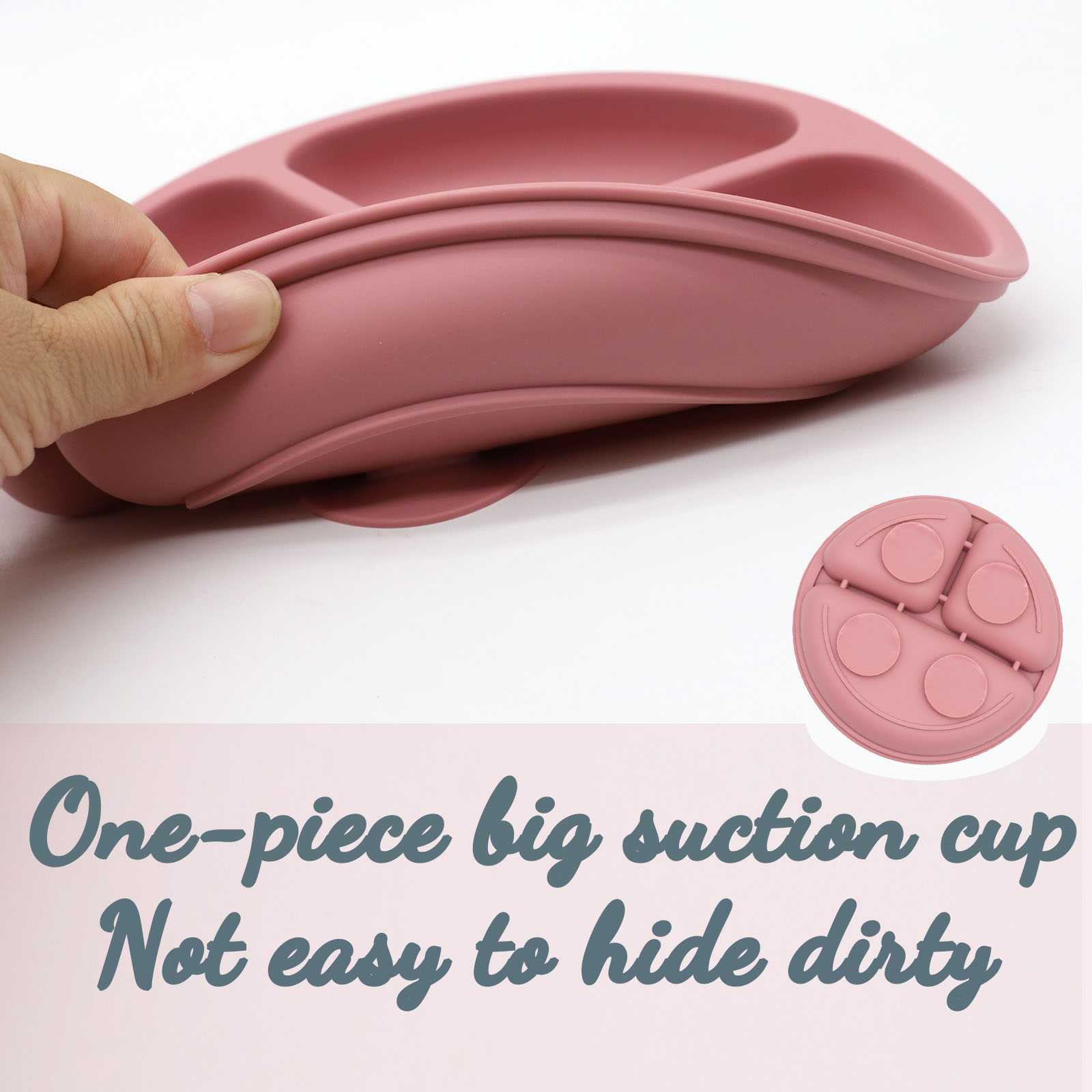 Siliconen splitplaat van voedi - Baby Food Dinner recensie en prijs