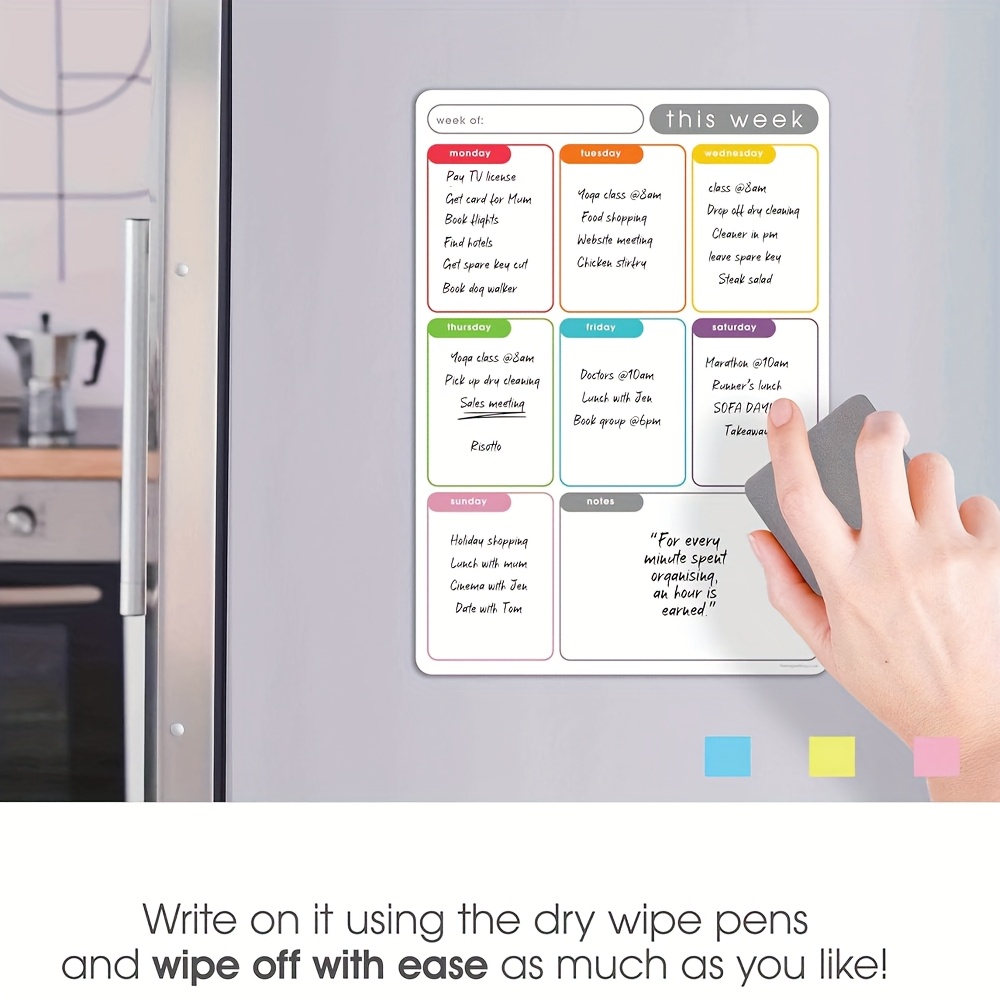 Magnetische wekelijkse planner - Baby Food Schedule recensie en prijs