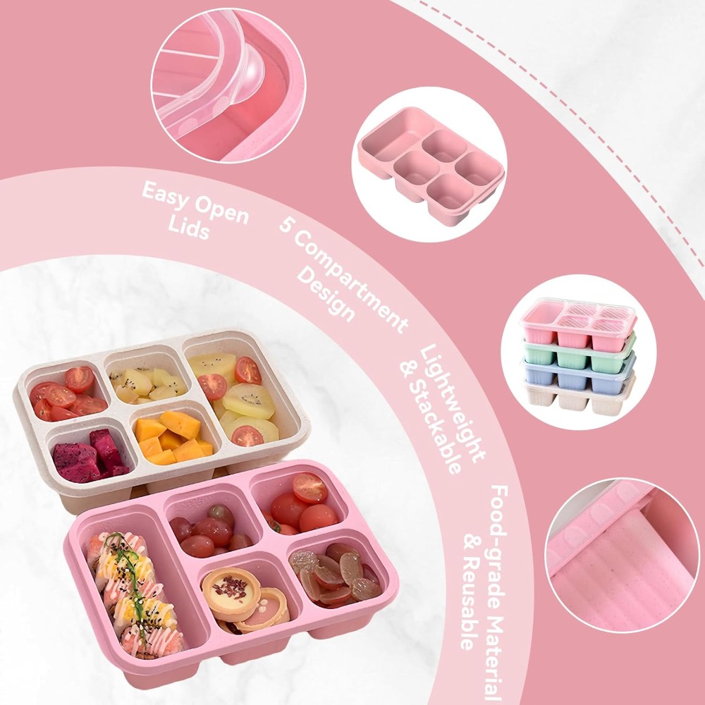 Bento Lunchbox met herbruikbar - Snack Container Travel recensie en prijs